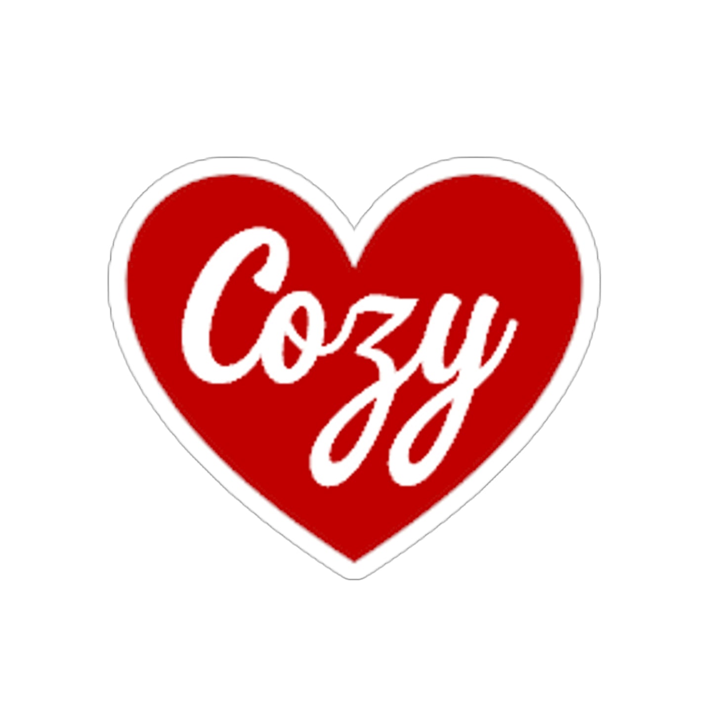 Cozy Heart Die-Cut Stickers