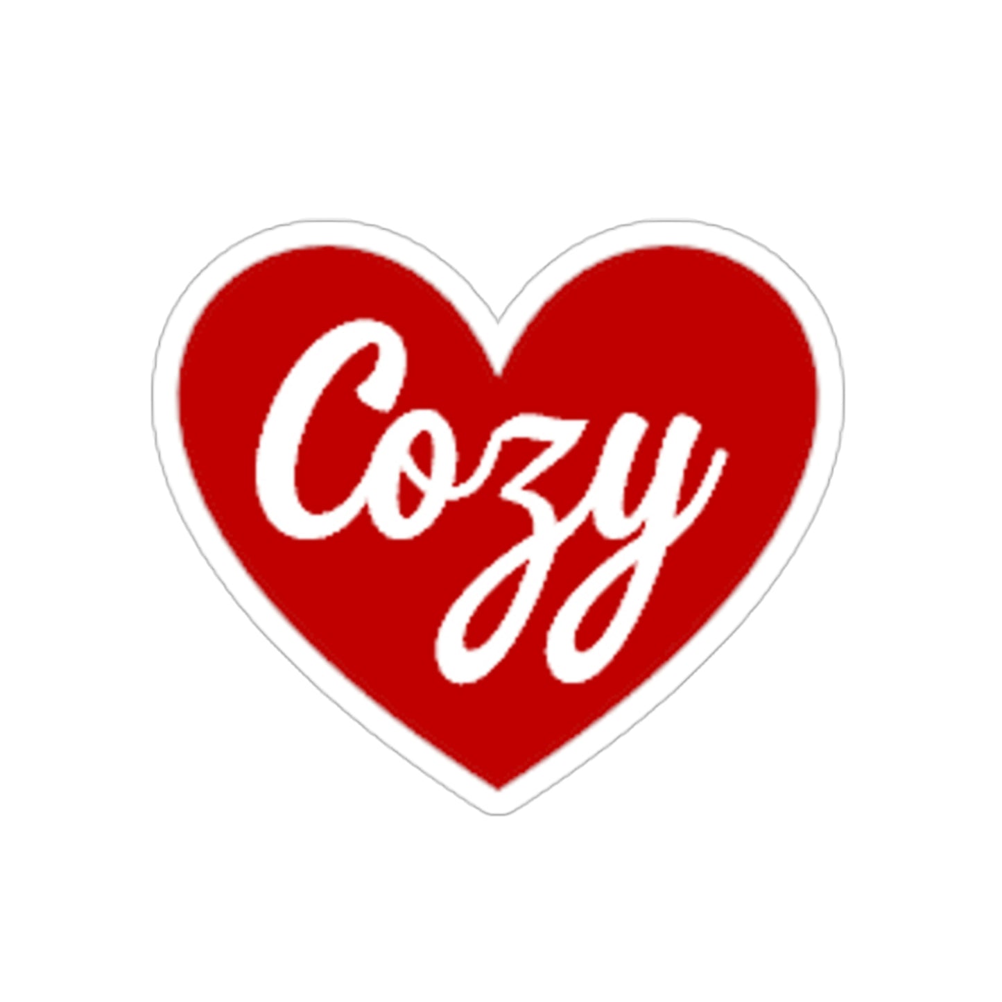 Cozy Heart Die-Cut Stickers